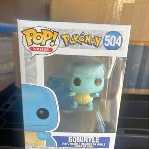 Funko Pop Games: Pokemon Squirtle Vinyl Figure # 504 New
